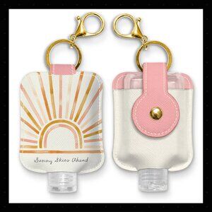 Studio Oh - Sunny Skies Ahead Hand-Sanitizer Holder with Travel Bottle